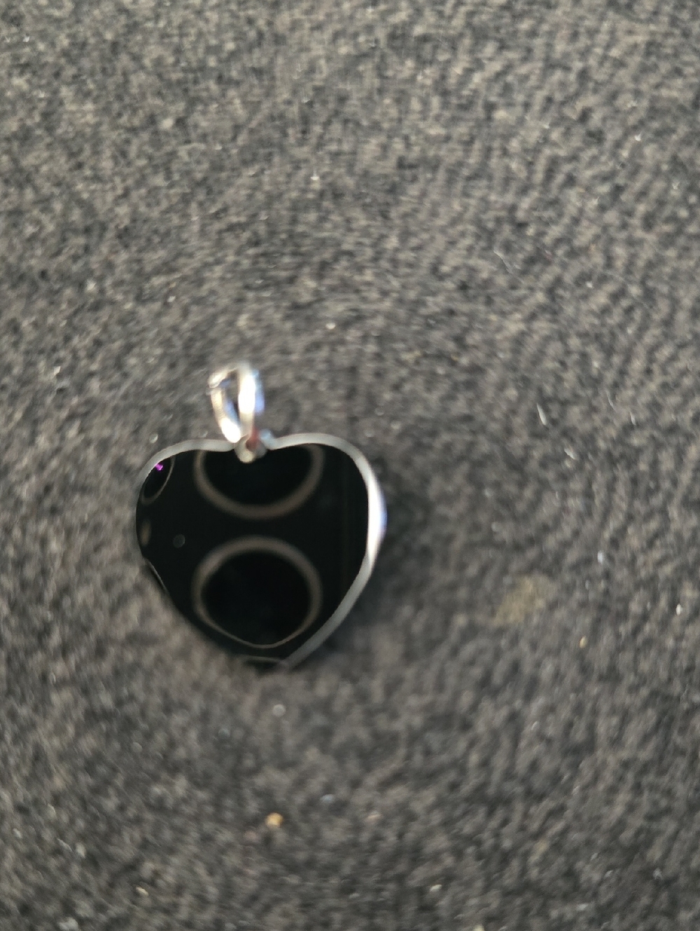 Plunder Heart-Shaped Silver Engravable Pendant Necklace Charm